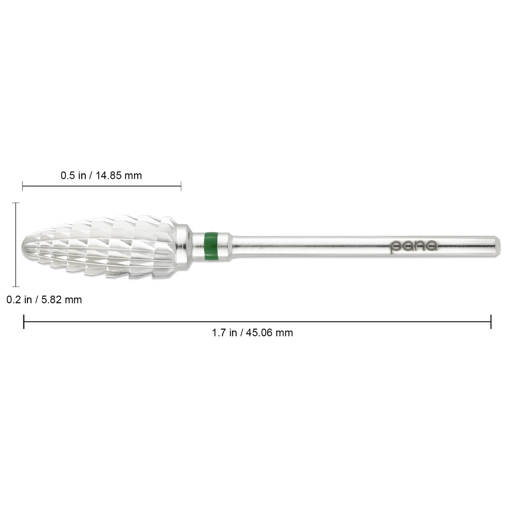 Professional Silver Large Cone Carbide Nail Drill Bit Coarse Grit