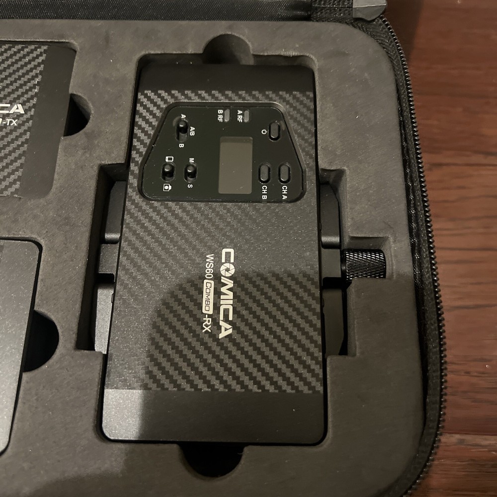 Comica Wireless Microphone CVM WS 60 Combo UHF 1 Trigger 2