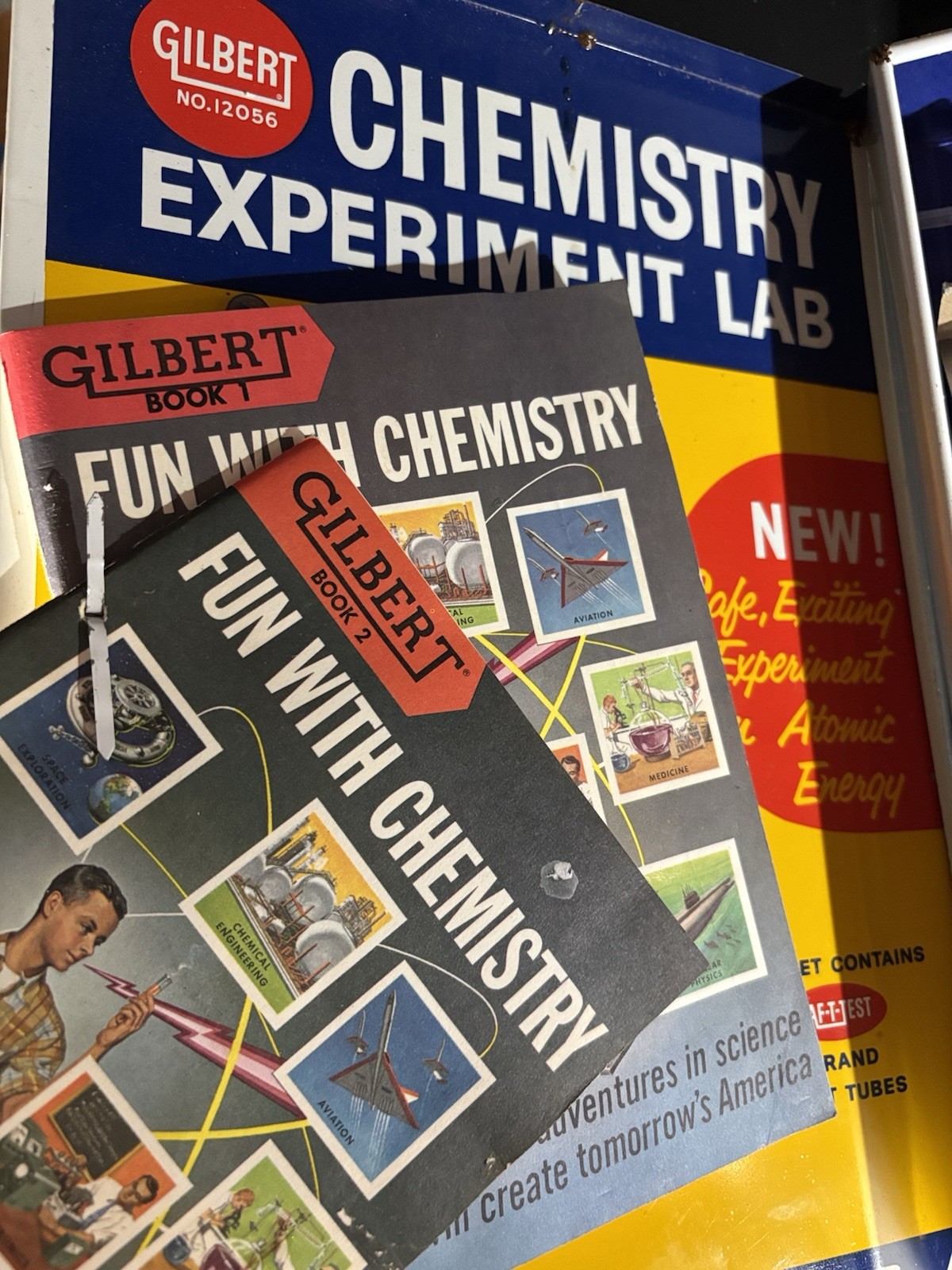 Vintage 1963 Gilbert Chemistry Lab Complete W/ Chemicals 100% Intact