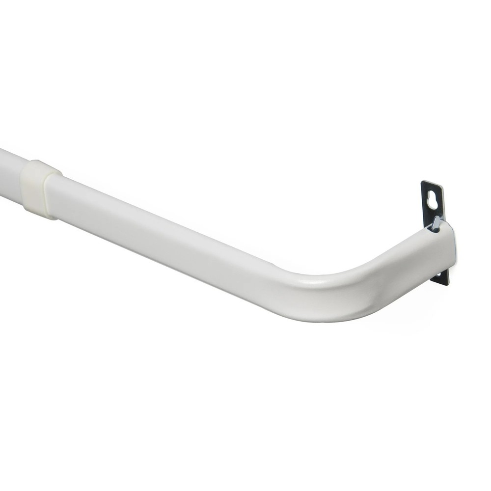 (2 pack) Mainstays 3" Basic Metal Wrap Around Adjustable Curtain Rod