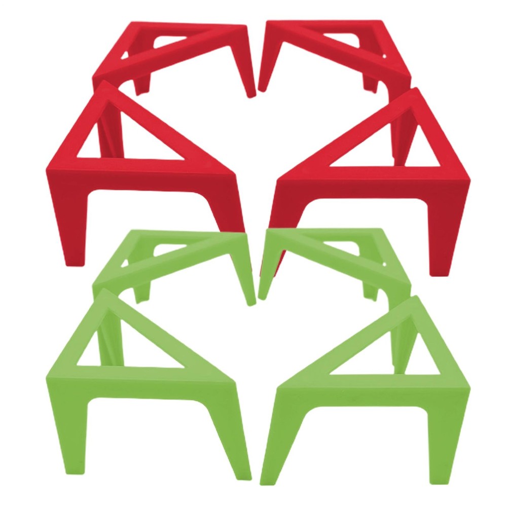 Canvas Risers Triangular Drawing Board Elevators 4 Pieces Pouring Fabulous