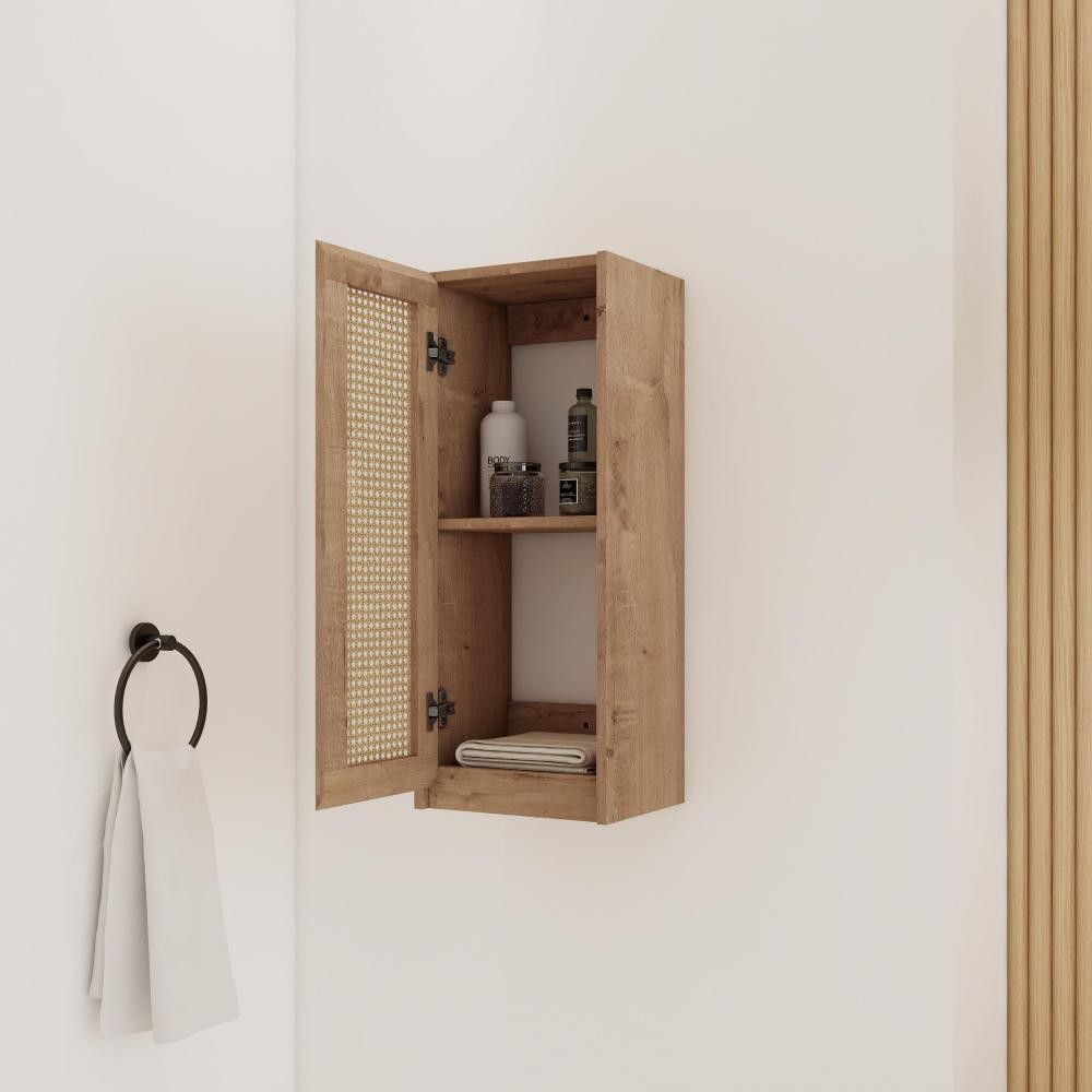 Bathroom Side Cabinet Soft Close Doors Float Mounting Design