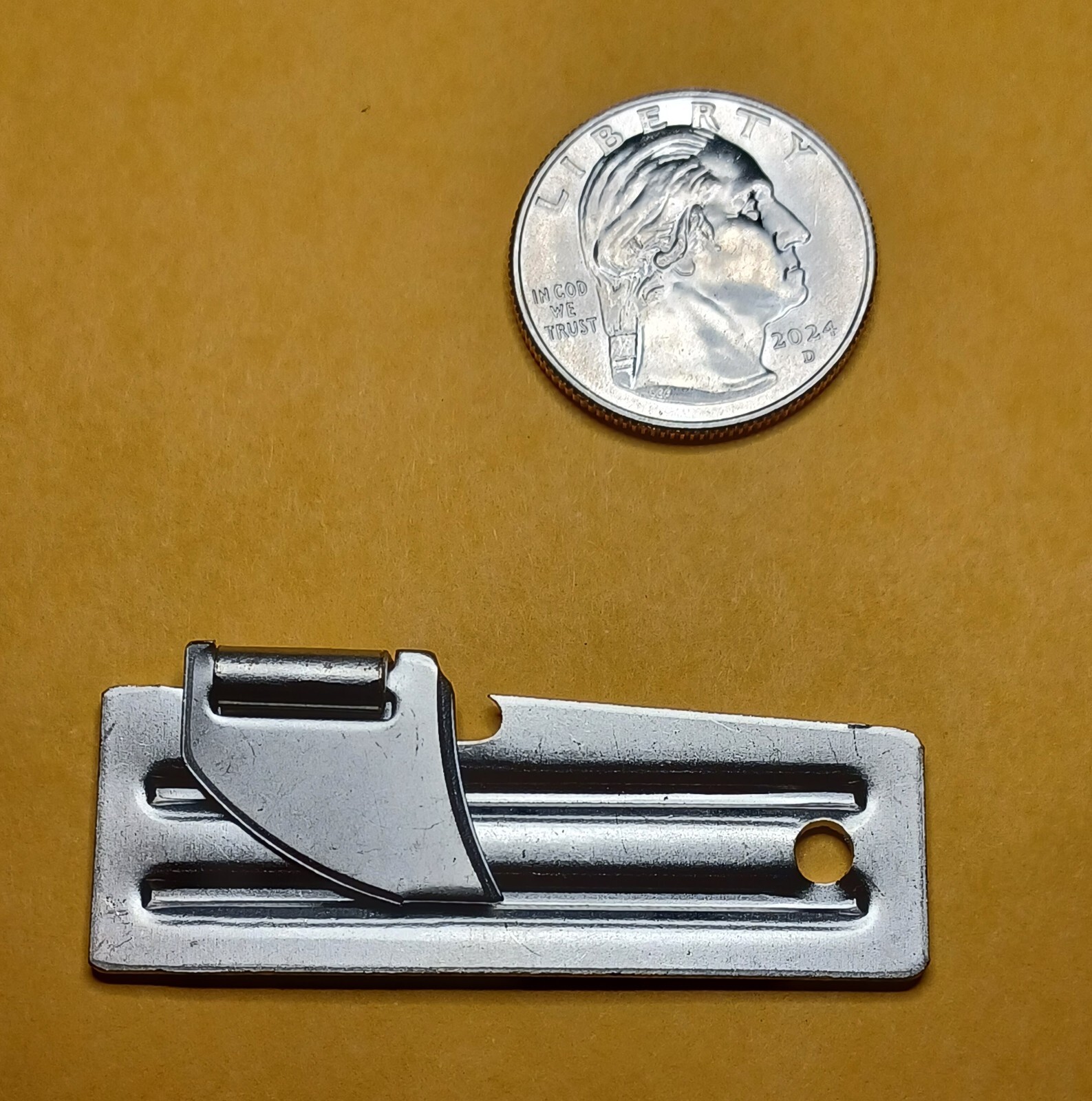 P-51 Original Military Can Opener Emergency Survival Tool with 4.5" Chain