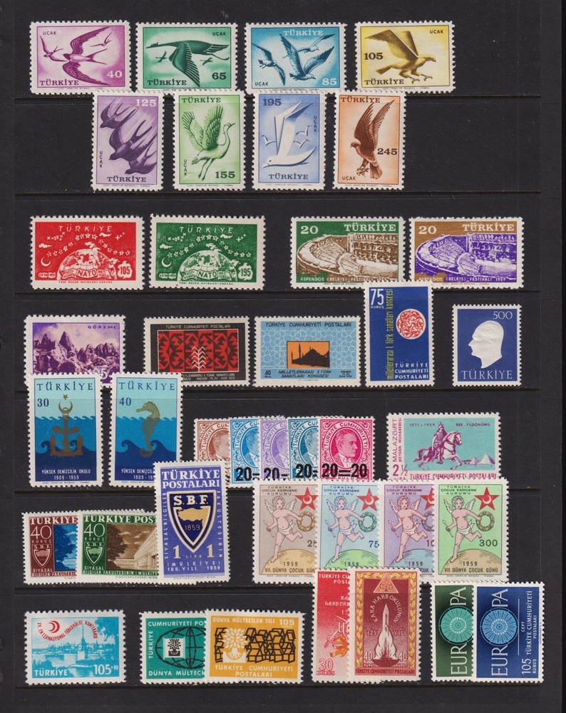 Turkey - Mint sets from 1959-60
