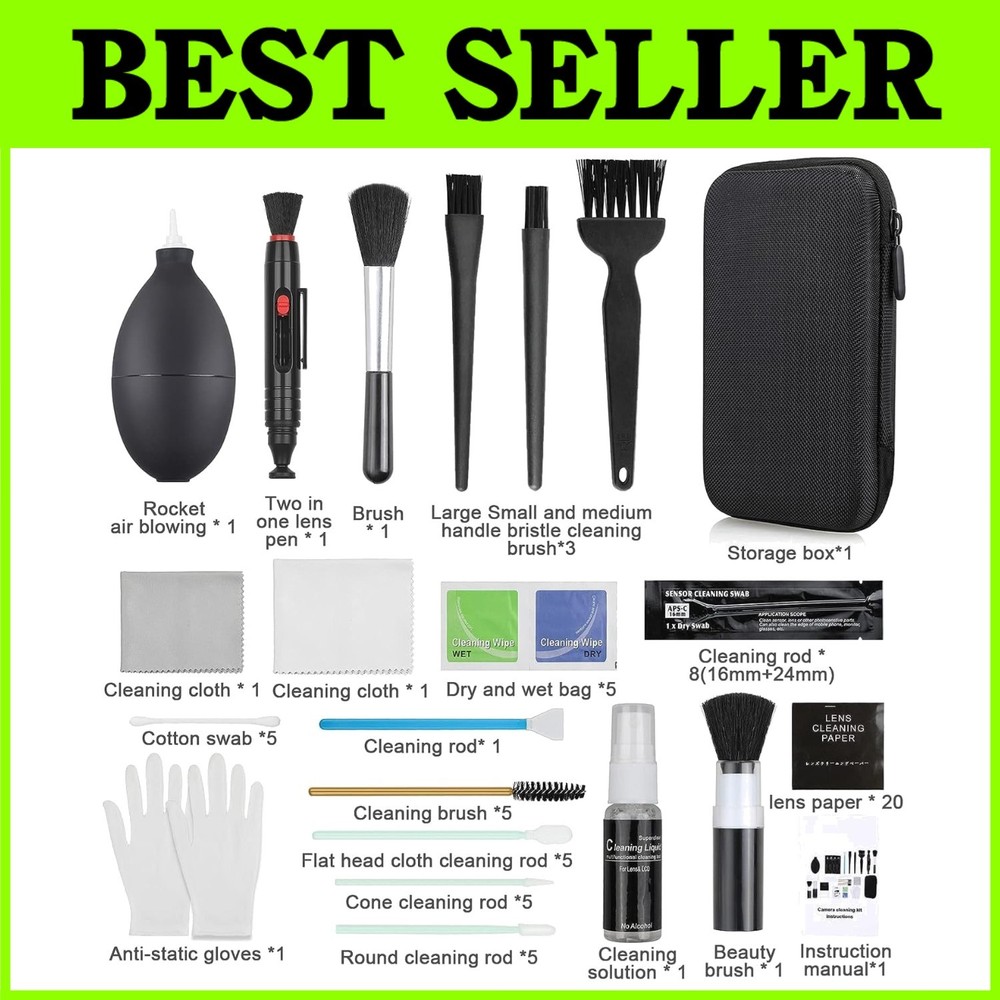 Camera Maintenance Kit - 18-in-1 Professional Tools