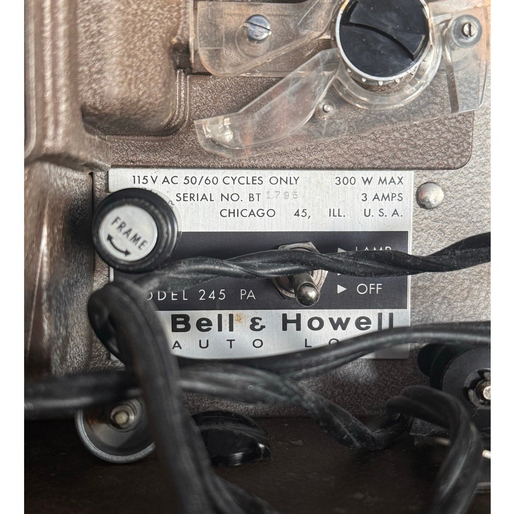 Vintage Belle Howell Autoload Projector TESTED