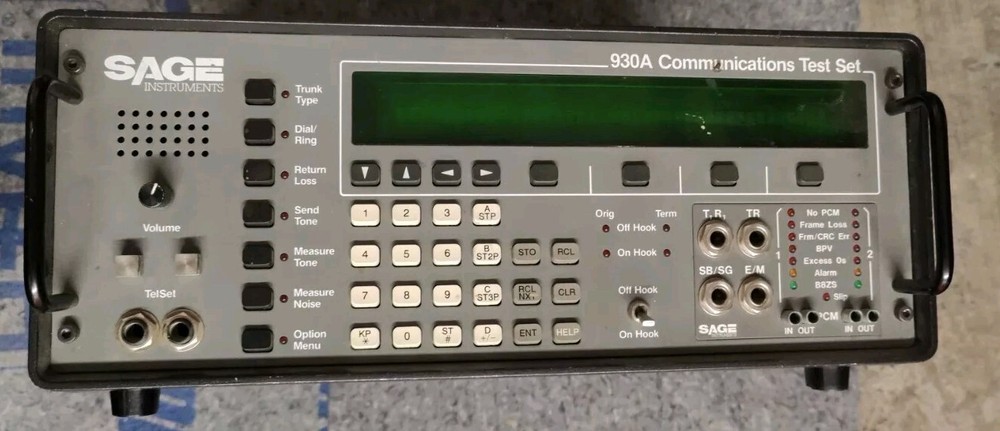 Sage Instruments 930A Communications Test Set