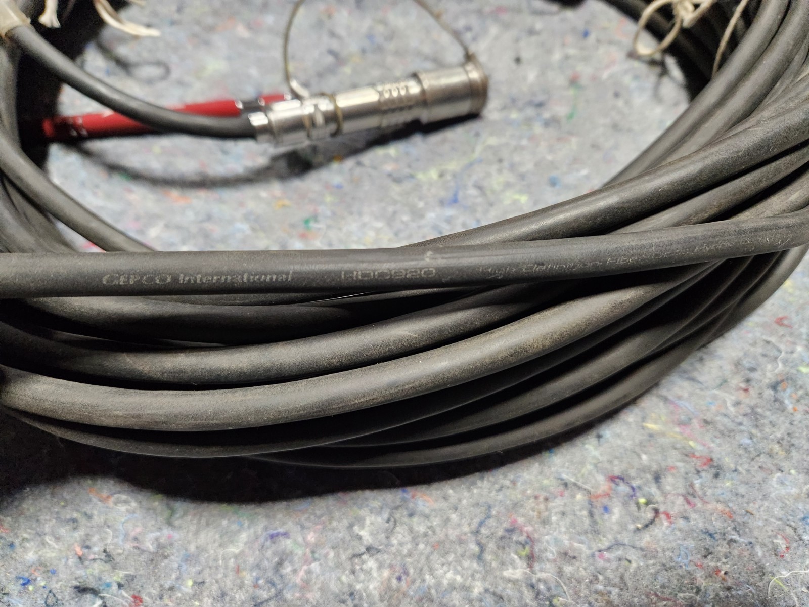 100' GEPCO HDC920 SMPTE 311M LEMO PUW/FUW High Def Camera Hybrid SM Fiber Cable