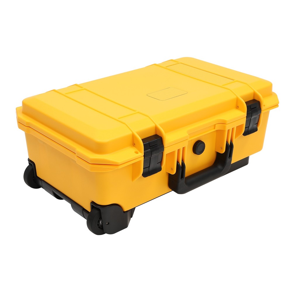 22" Camera Hard Case Protective Roller Waterproof Camera Carrying Case w/Foam