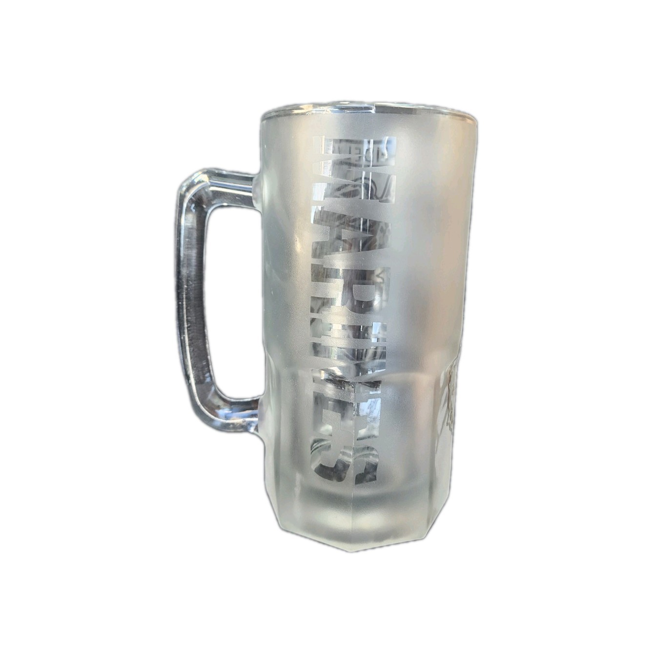 US Marines Logo Frosted Glass Beer Mug 1 Liter, Used, Free Shipping