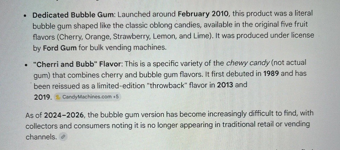 Discontinued 2010 MIKE AND IKE BUBBLE GUM Sealed Box NOS EXTREMELY RARE!!