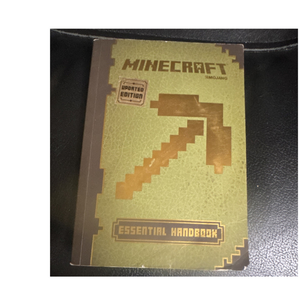 Scholastic Minecraft Essential Handbook Updated Edition Strategy Guide Creeper