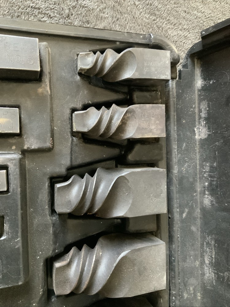 Walton Stud And Screw Extractor Set, Missing Small One..,,,see Pics…9pc