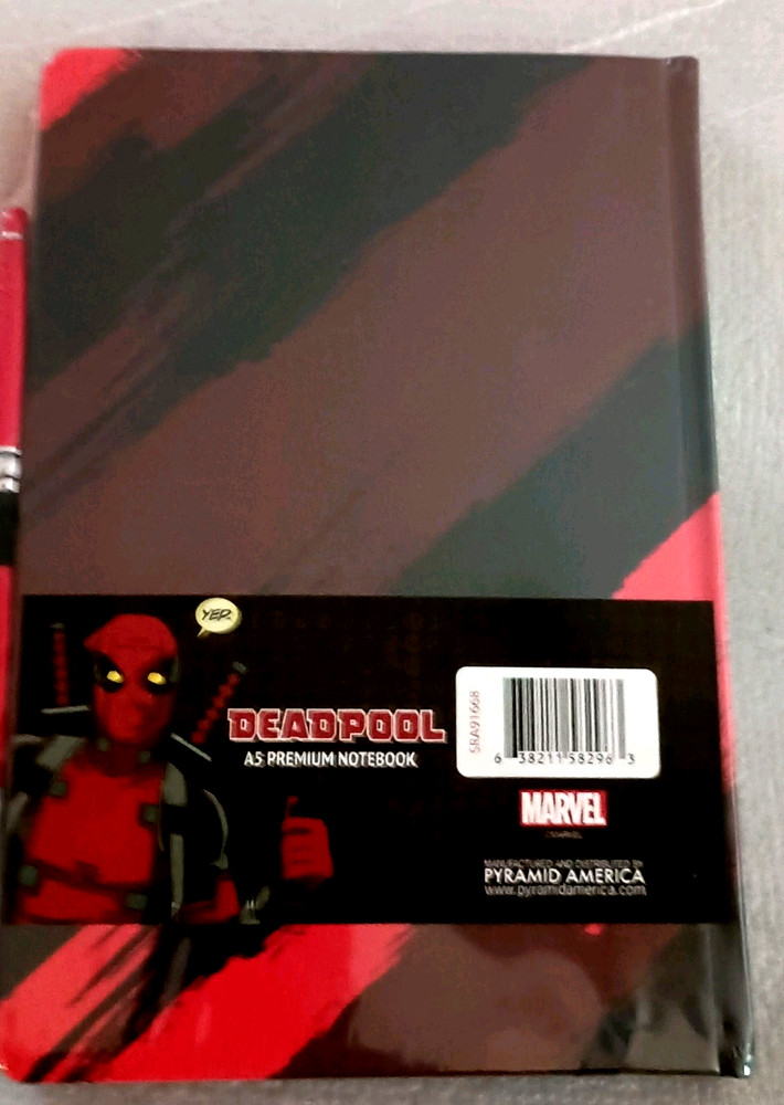 Marvel Deadpool Premium Notebook Diary & Pen Gift Set New NOS 2017