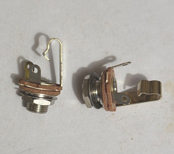 1/4” Switchcraft mono input Jack For Guitar, 2 pieces