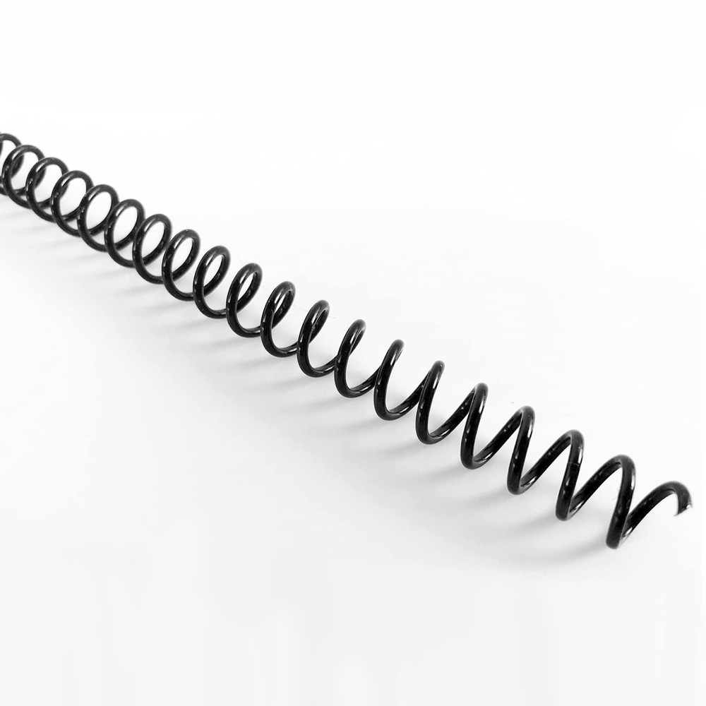 100 Pack Plastic Spiral Binding Coils8mm5/16" Binding Spirals40 Sheet Capacit...