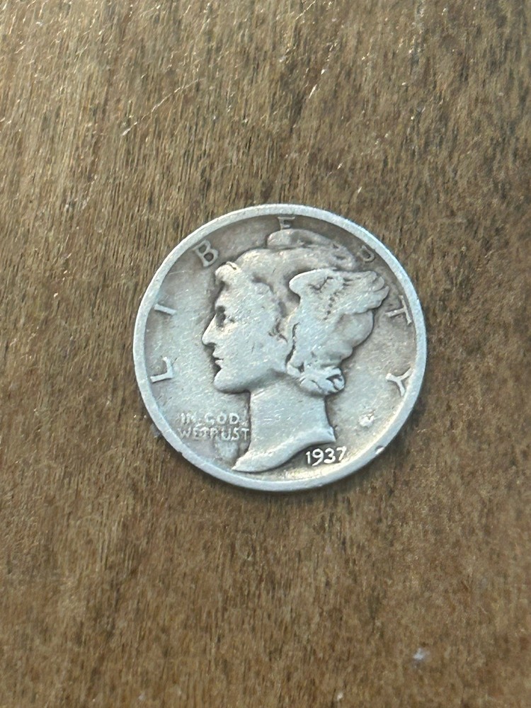 1937D Mercury Dime VG