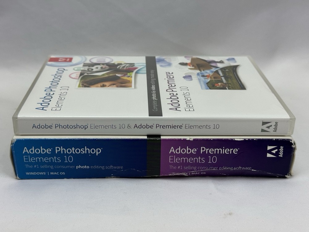 Adobe Photoshop Elements 10 & Premiere Elements 10 Adobe 65136896 PC / MAC