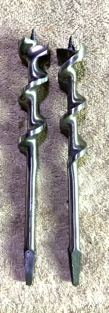 Two 18/16" Irwin auger bits new
