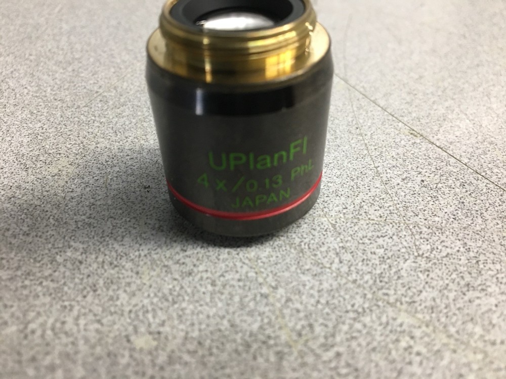 Olympus UPlanFl 4x/0.13 PhL Microscope Objective Phase Contrast