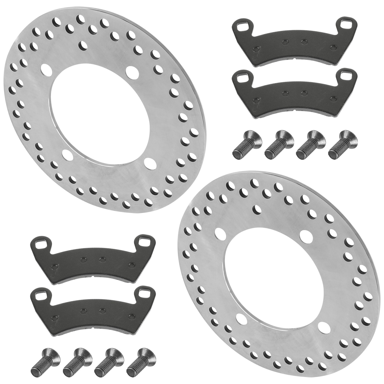 Brake Discs w/Pads & Bolt For Polaris Ranger 1000 XP 1000 Crew XP 1000 18-2024