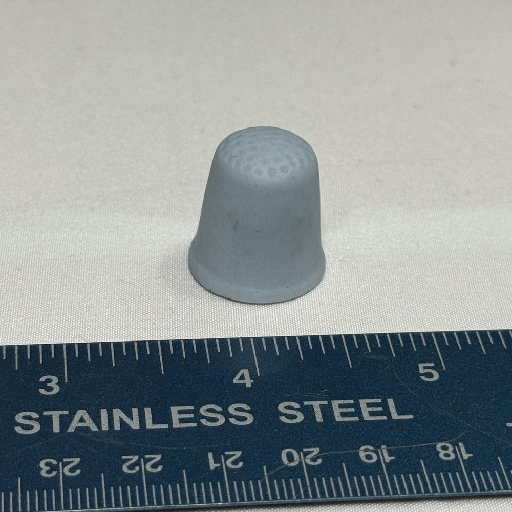 Blue Jasperware Thimble Porcelain China