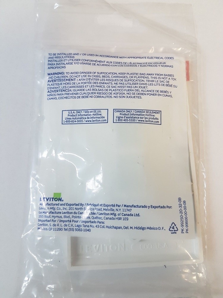 Leviton Commercial CAT41080-2WP Wallplate b