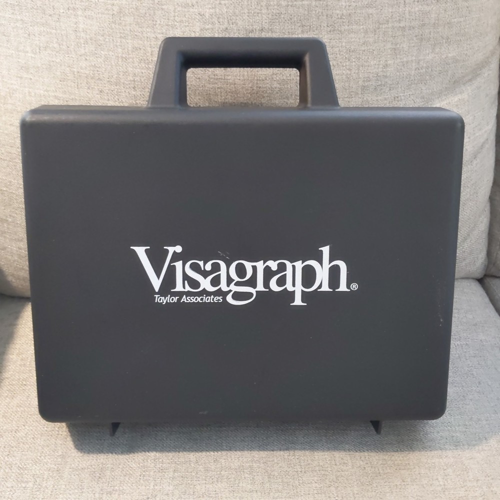 Visagraph Eye Movement Testing Device Googles w/ Case 2013 Test Booklet UNTESTED