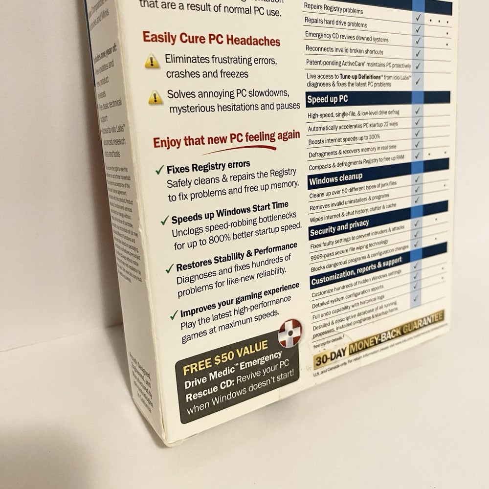 IOLO System Mechanic Shield PC computer Tune-up Software