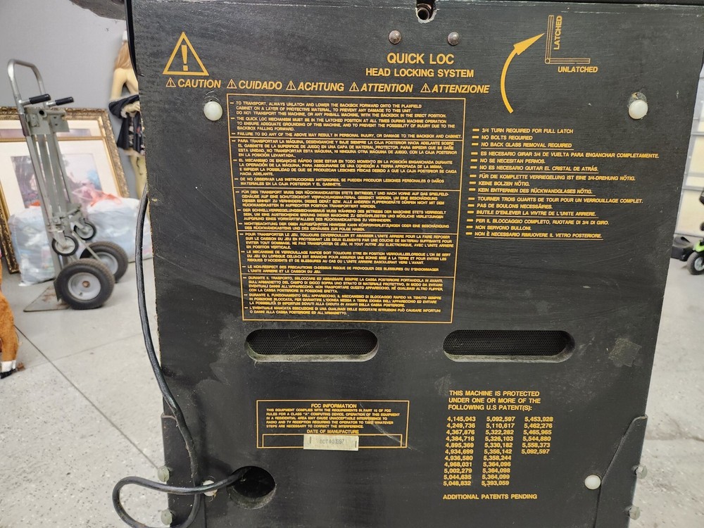 X files pinball machine