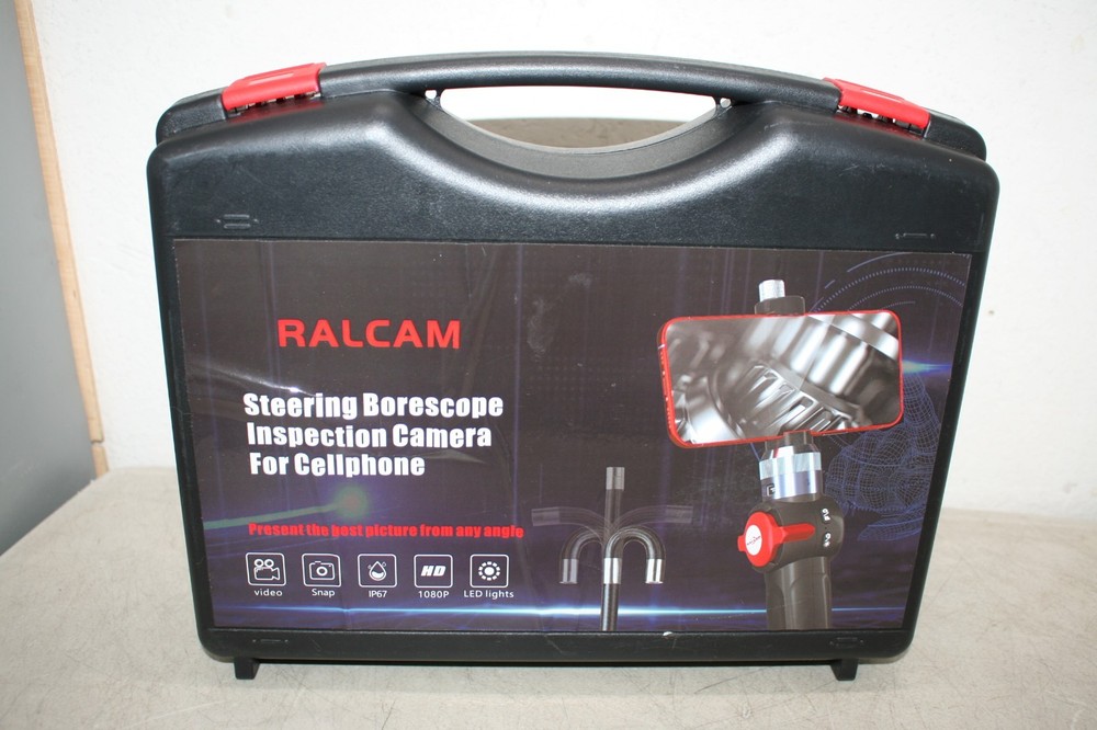 Ralcam H408A Steering Borescope Endoscope Camera 6ft. for Android & iPhone