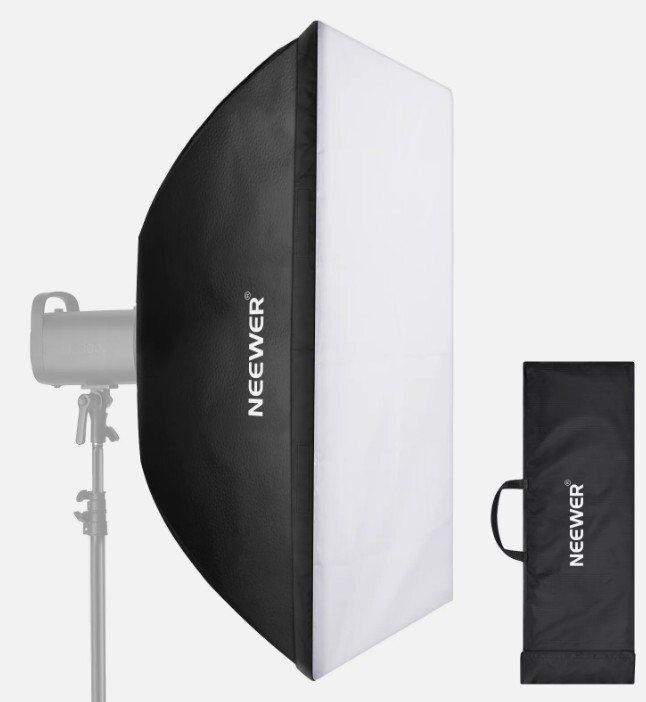 NEEWER 24''x35'' Rectangular Monolight Softbox  SF6090-B, Bowens Mount, Diffuser
