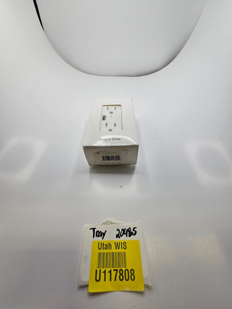 Wall Outlet with USB | One Controlled | One Always On | ( Class 2 USB )