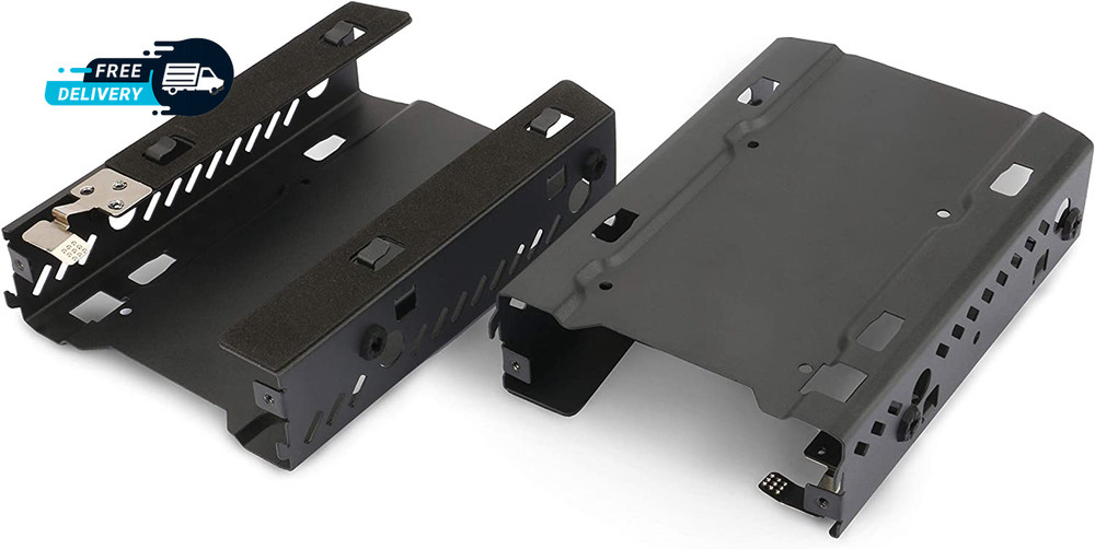 - Stackable 3.5" HDD Bracket Duo Pack Cases Ph-Hddkt_03Black