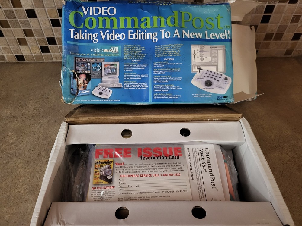 FOCUS COMMAND POST CP1 CP-1 MEDIA CONTROLLER W/ USB CONNECTOR CABLE HT-39