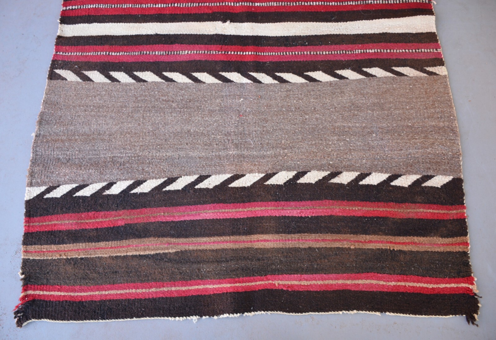 Old Navajo Transitional Banded Blanket