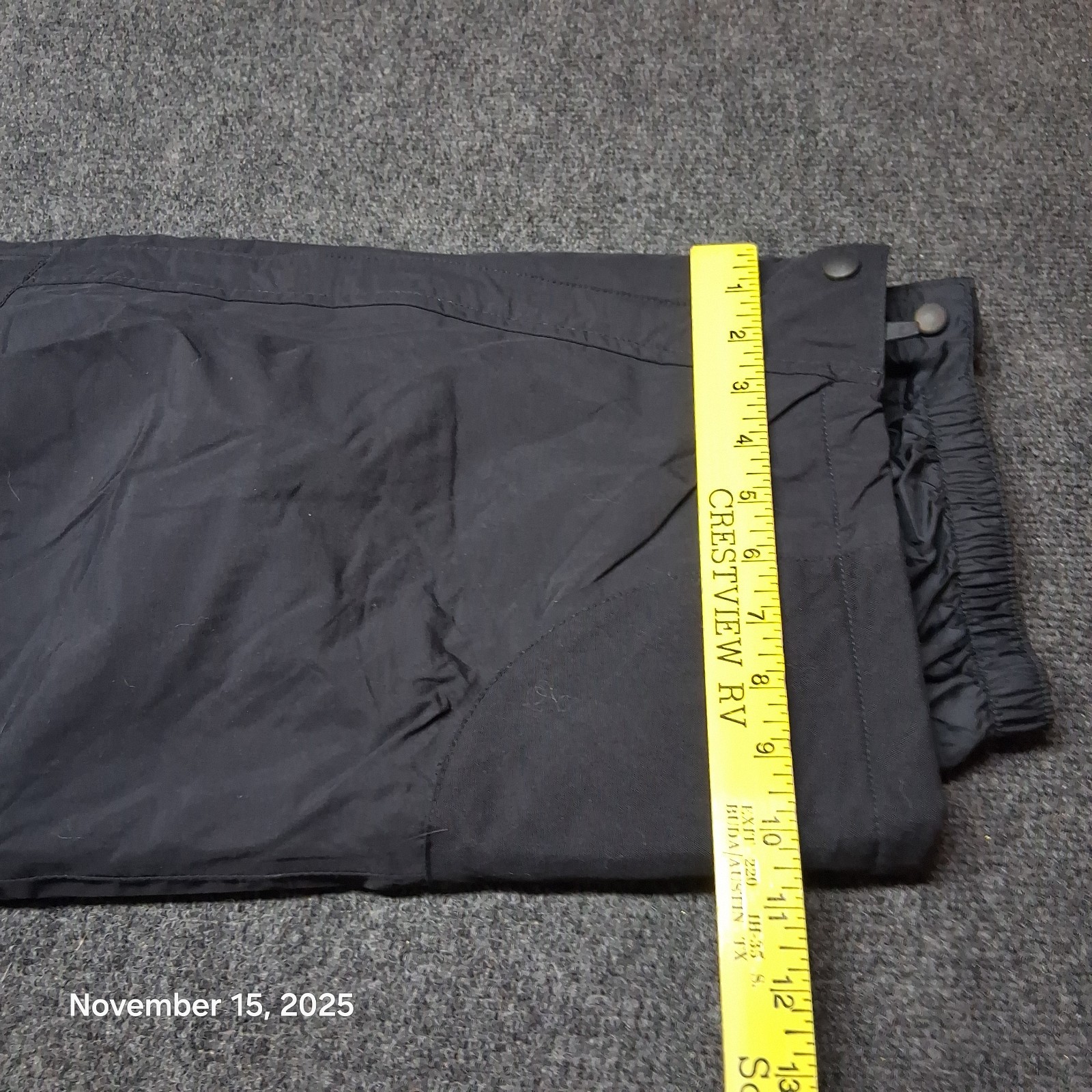 LL Bean Wildcat Insulated Ski Snow Pants Men Size XXL 2XL Black 251912