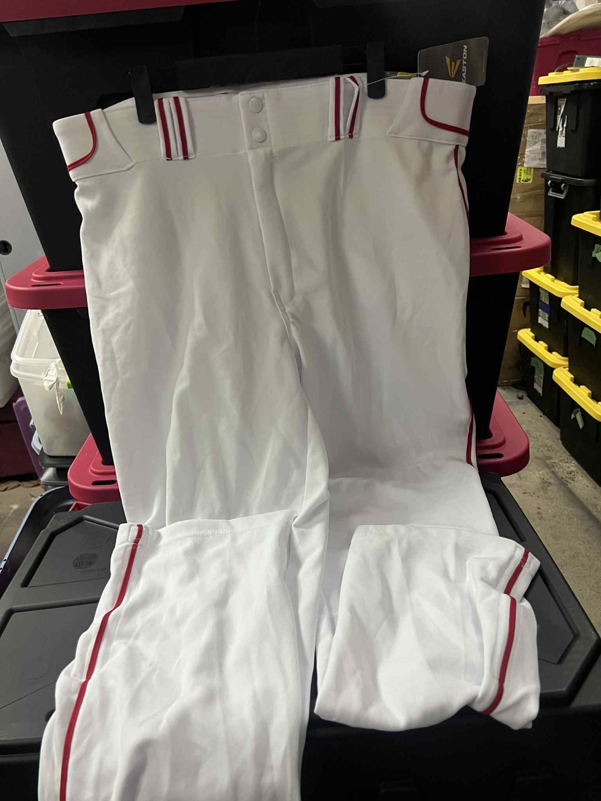 Easton White Baseball Pants New