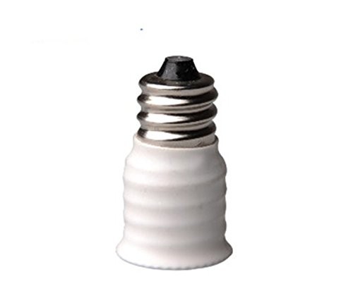 6pcs E12 to E14 Adapter, Lamp Socket Adapter, Lamp Holder LED Bulb Base Adapt...