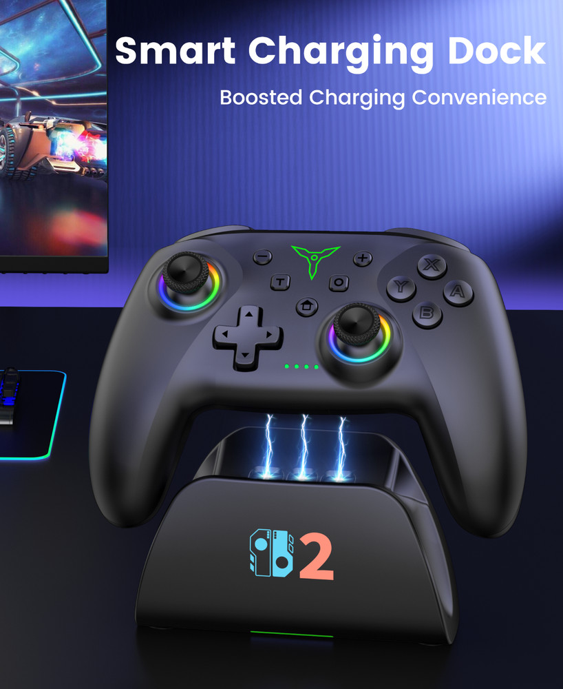 Switch 2 Controller for Nintendo Switch 2/Switch/OLED/Lite with Hall Effect