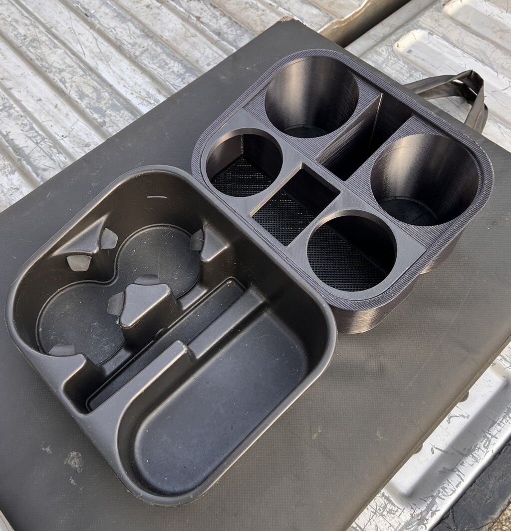 Custom Cup Holder 2003-2007 Silverado Tahoe Suburban Yukon Sierra Center Console