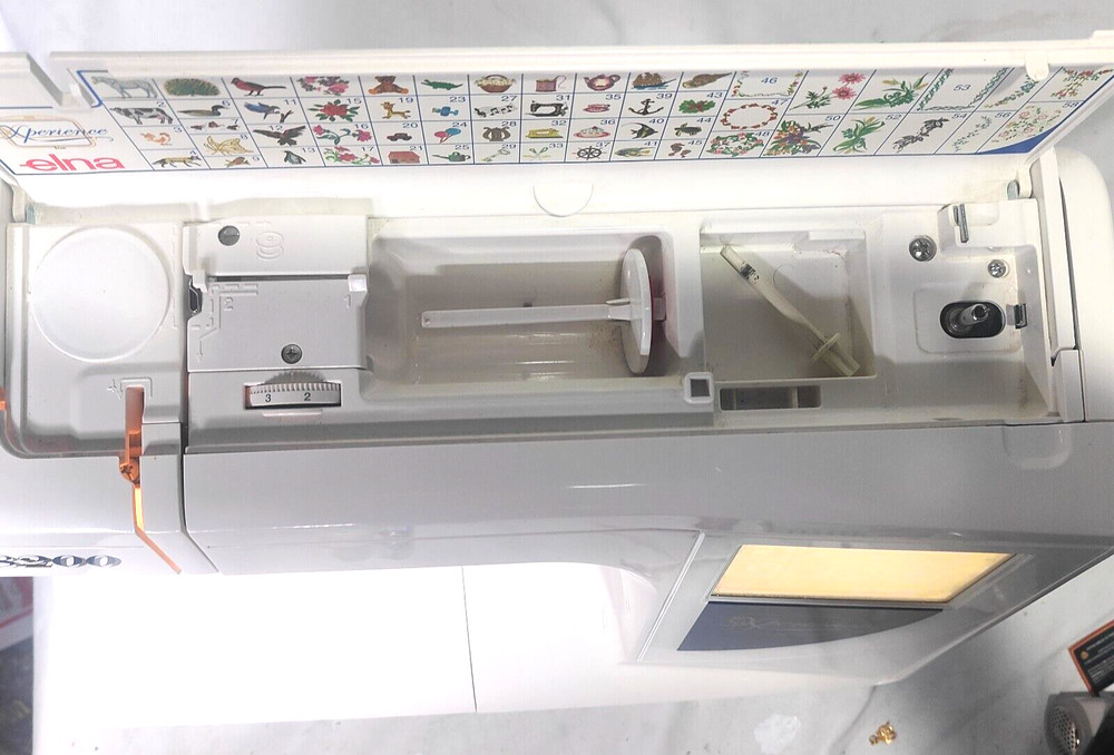 Elna 8200 Xperience Embroidery Only Machine Computer Controlled UnTested
