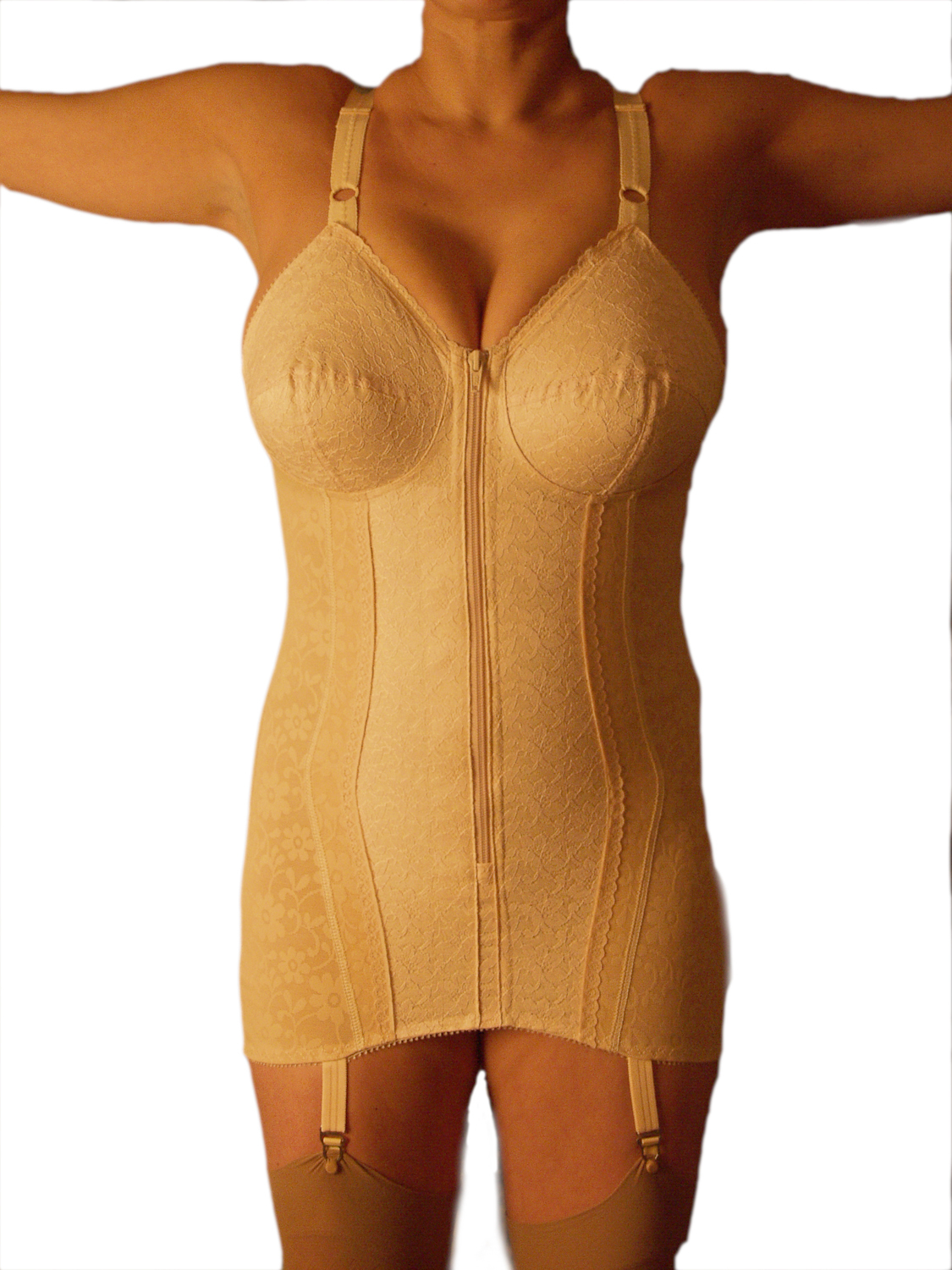 BODYPERFECT CORSETTO ORTOPEDICO SCHIENA ADDOME CERNIERA REGGICALZE MADE IN ITALY