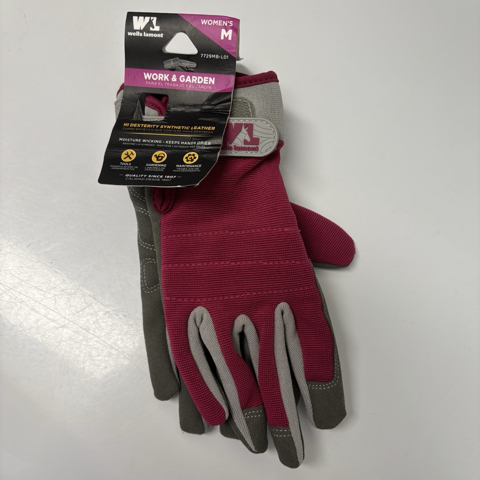 Wells Lamont work gloves Women’s Medium Work & Garden Gloves Synthetic Leather