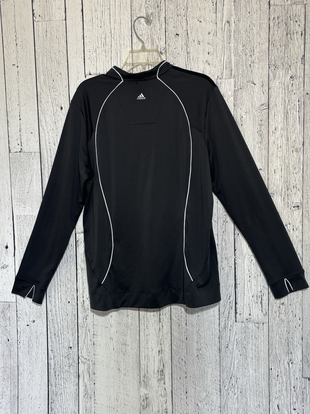 Adidas Women Gray Climalite Athletic 1/4 Zip Pullover Shirt Size Xl Golf ,sport