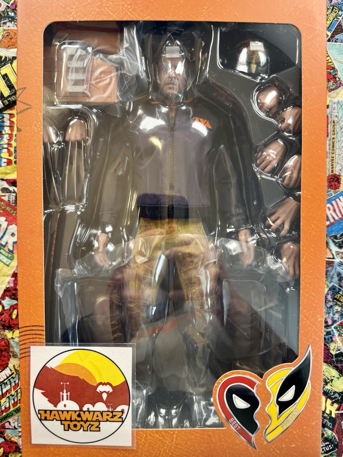 Hot Toys Marvel Deadpool & Wolverine Wolverine TVA Jacket MMS756 1/6 Sideshow