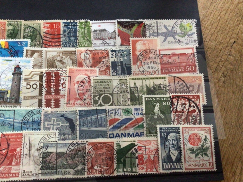Denmark mounted mint or used stamps A12357