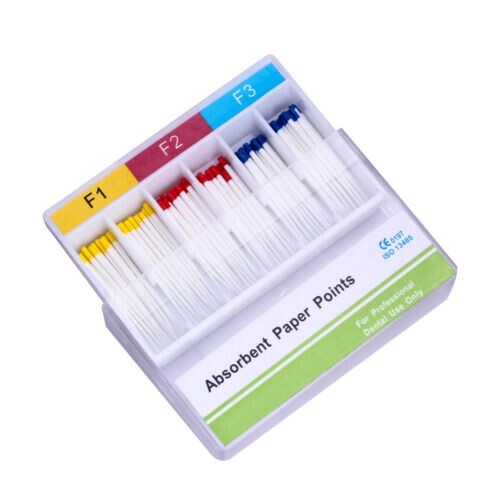 Dental Endo F1 F2 F3 Absorbent Paper Points For Dental Root Endodontics