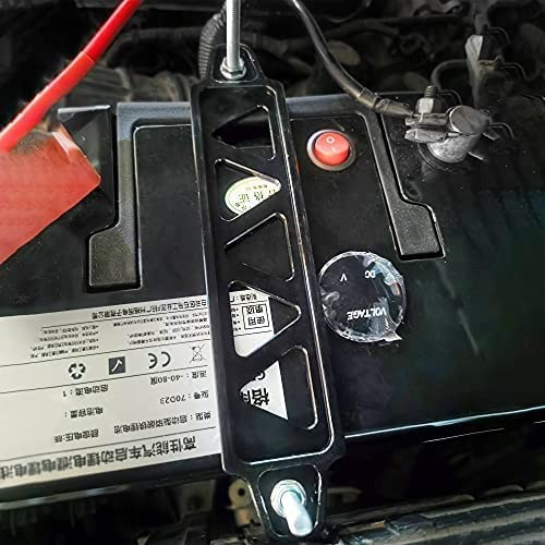 Speedy Black Billet Aluminum Car Battery Tie Down Holder Mount Bracket