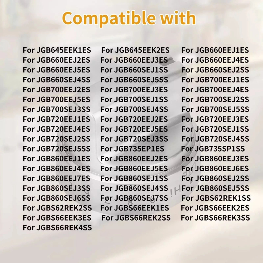 5 Pack Stainless Steel Look Control Knob Kits For GE Gas Range Stove WB03X24818